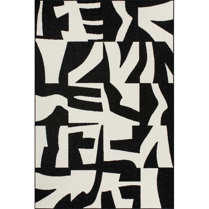 Copacabana Outdoor Rug - Black/Ecru - Paulas Home & Living