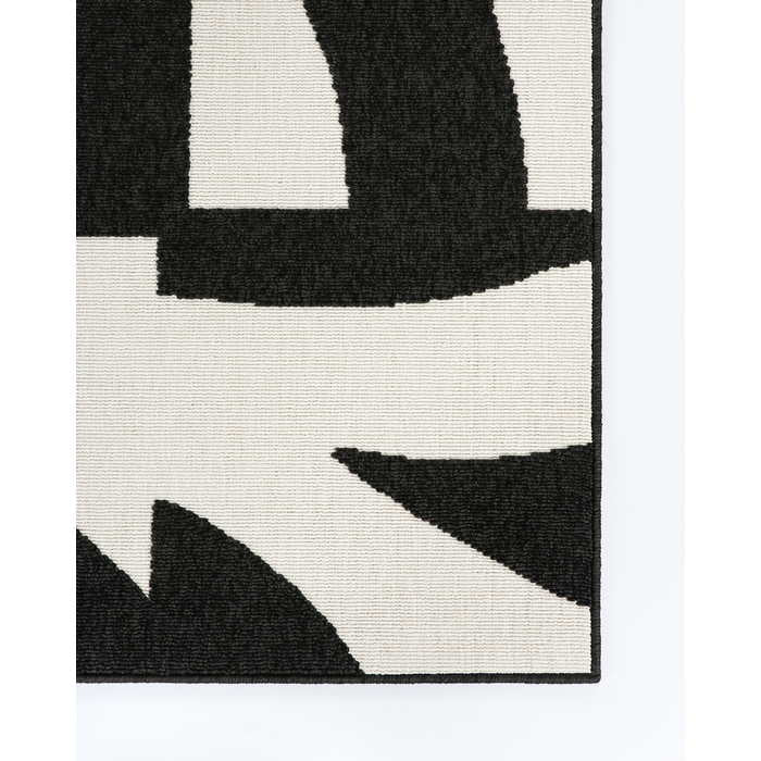 Copacabana Outdoor Rug - Black/Ecru - Paulas Home & Living