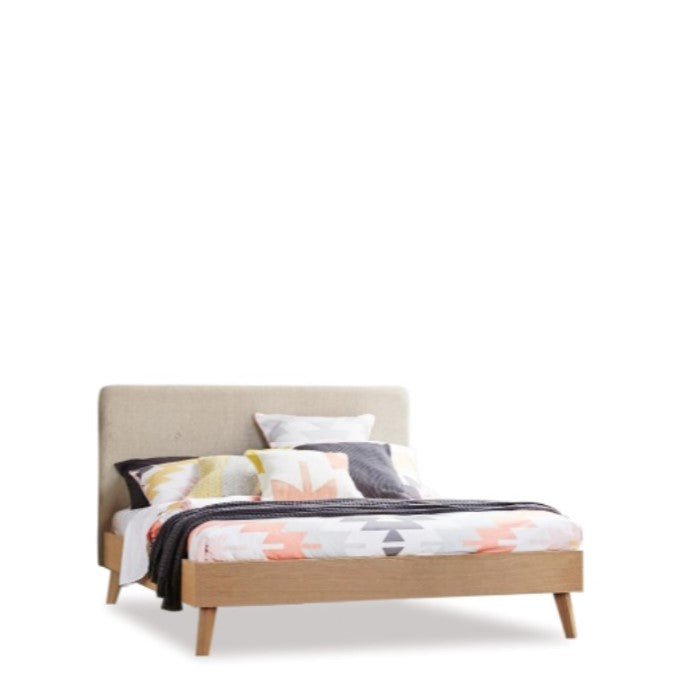 Copenhagen2 Slatframe Bed Queen - Paulas Home & Living