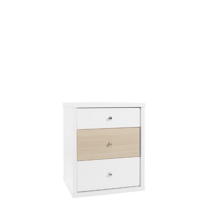 Cosmo Bedside 3 Drawer - Paulas Home & Living
