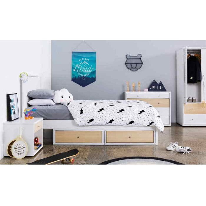 Cosmo Dresser 5 Drw and Mirror - Paulas Home & Living