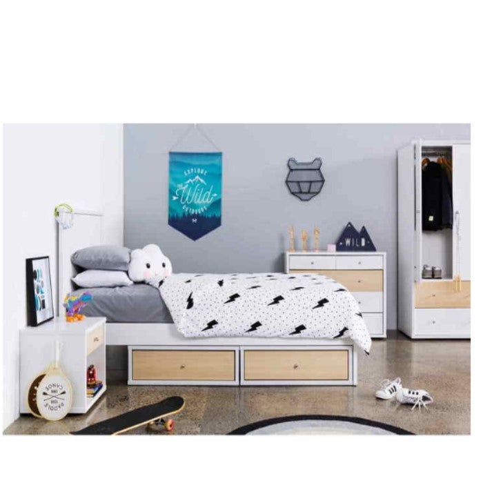 Cosmo Headboard Storage - King Single - Paulas Home & Living