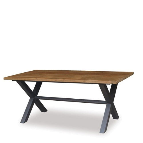 Cross & Bench Dining Suite 1800w (6 Pce) - Paulas Home & Living