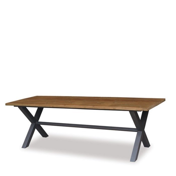 Cross & Bench Dining Suite 2200w (7 pce) - Paulas Home & Living