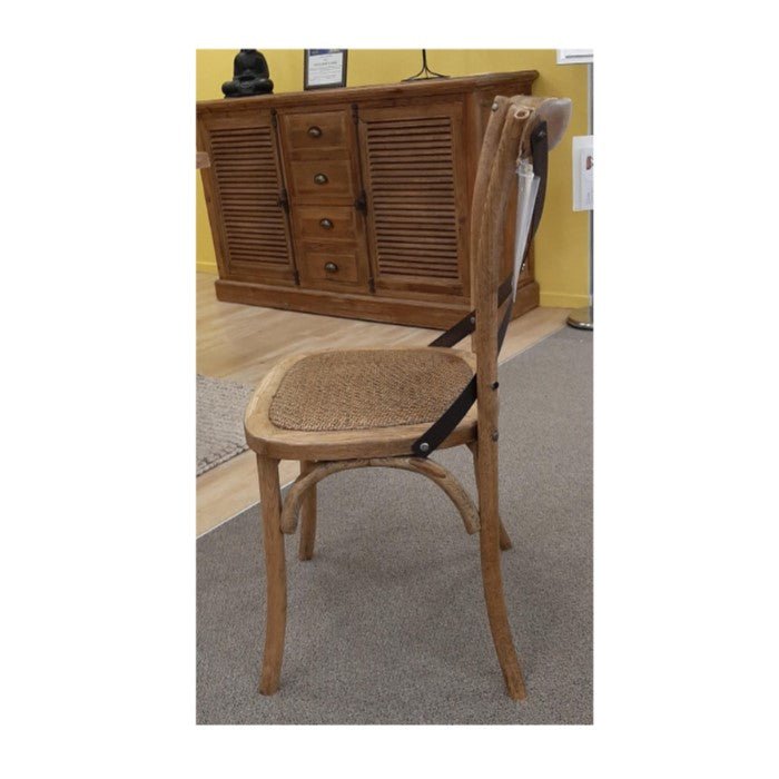 Cross Dining Chair - Antique Oak - Paulas Home & Living