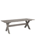 Cross Outdoor Dining Table - Teak - Paulas Home & Living
