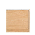 Cube 2 Drawer Bedside - Marble top - Paulas Home & Living