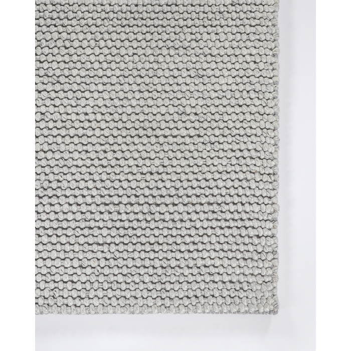 Cyrus Floor Rug - Silver (Wool Blend) - Paulas Home & Living