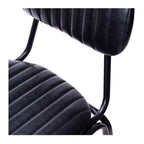 Datsun Barstool Vintage Black PU - Paulas Home & Living