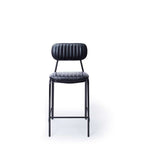 Datsun Barstool Vintage Black PU - Paulas Home & Living