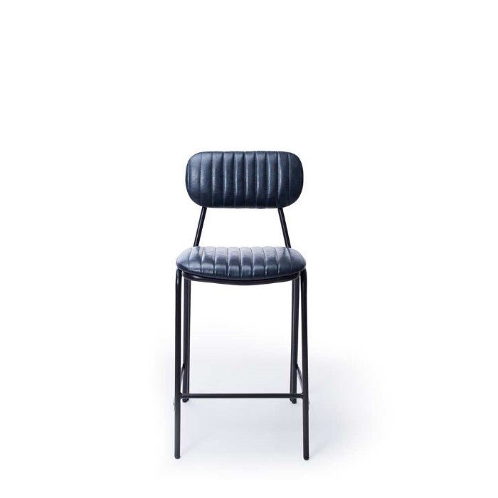 Datsun Barstool Vintage Blue PU - Paulas Home & Living