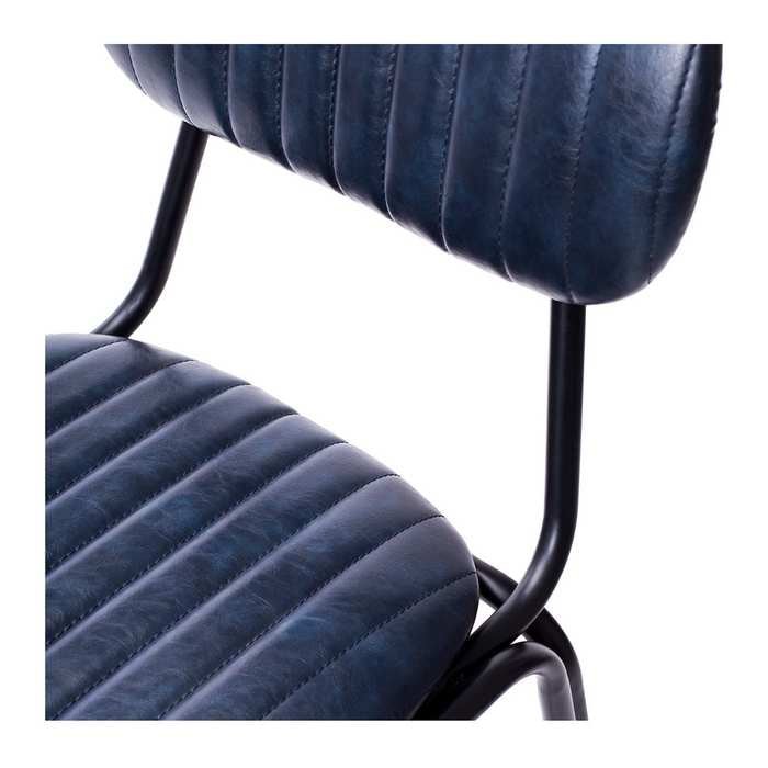 Datsun Barstool Vintage Blue PU - Paulas Home & Living
