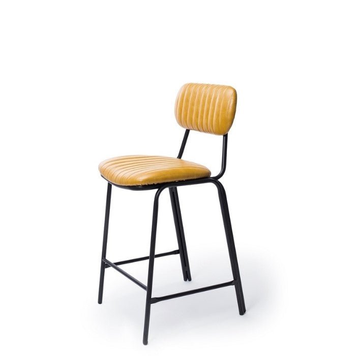 Datsun Barstool Vintage Camel PU - Paulas Home & Living