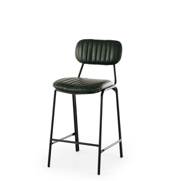 Datsun Barstool Vintage Green PU - Paulas Home & Living
