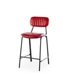 Datsun Barstool Vintage Red PU - Paulas Home & Living