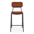 Datsun Barstool Vintage Tan PU - Paulas Home & Living