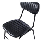 Datsun Chair Vintage Black PU - Paulas Home & Living