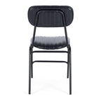 Datsun Chair Vintage Black PU - Paulas Home & Living