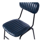 Datsun Chair Vintage Blue PU - Paulas Home & Living