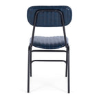 Datsun Chair Vintage Blue PU - Paulas Home & Living