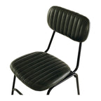 Datsun Chair Vintage Green PU - Paulas Home & Living