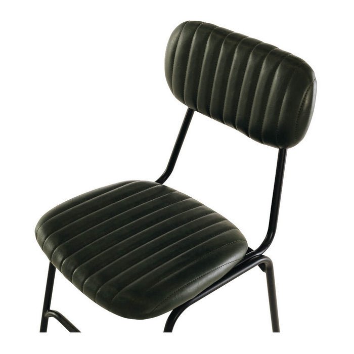 Datsun Chair Vintage Green PU - Paulas Home & Living