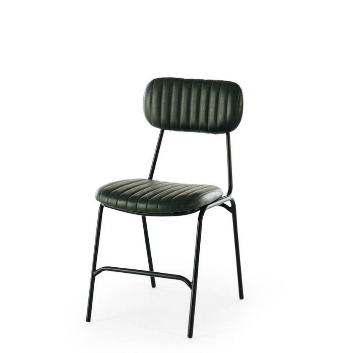 Datsun Chair Vintage Green PU - Paulas Home & Living