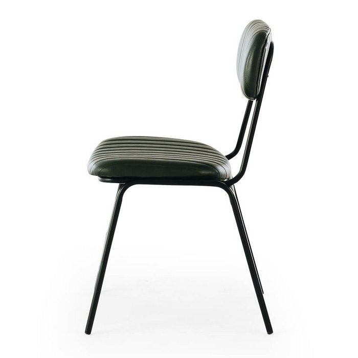 Datsun Chair Vintage Green PU - Paulas Home & Living