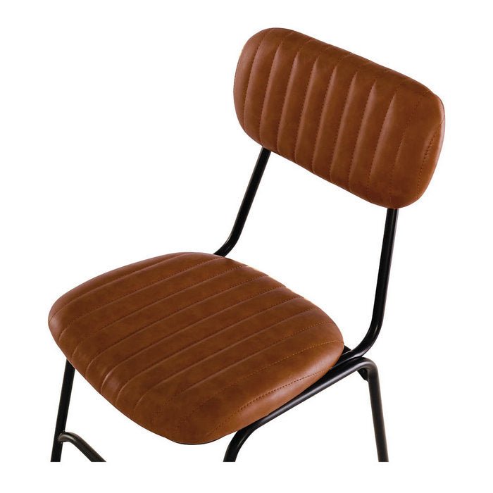 Datsun Chair Vintage Tan PU - Paulas Home & Living