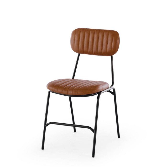 Datsun Chair Vintage Tan PU - Paulas Home & Living