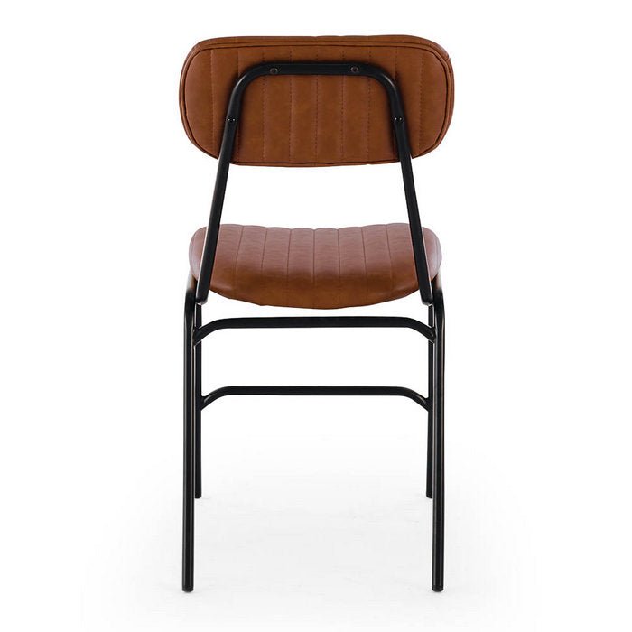 Datsun Chair Vintage Tan PU - Paulas Home & Living