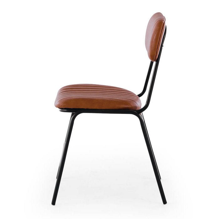 Datsun Chair Vintage Tan PU - Paulas Home & Living
