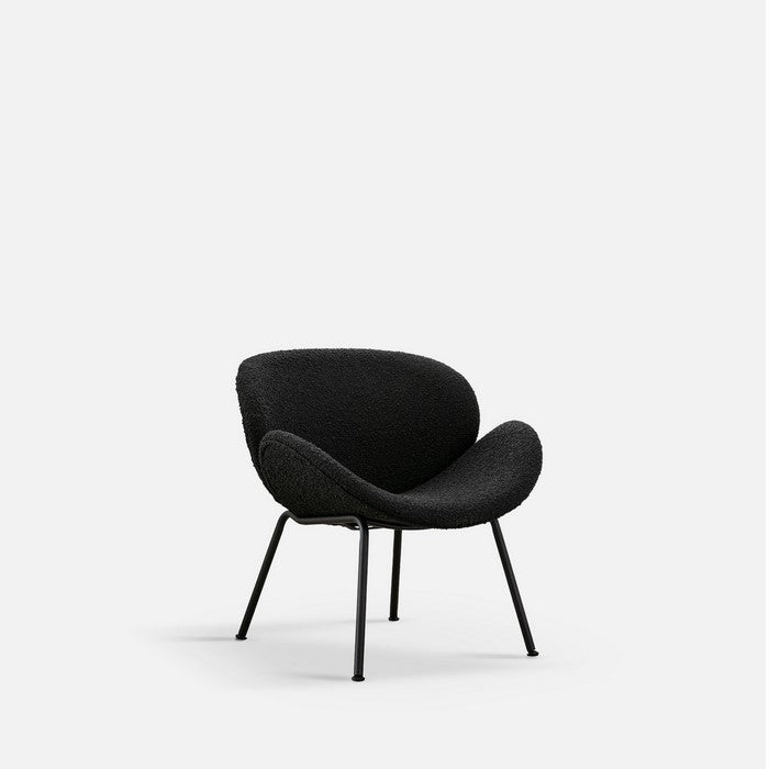Davis Chair - Black Boucle - Paulas Home & Living