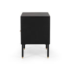 Dawn Bedside 1 Drawer - Black - Paulas Home & Living