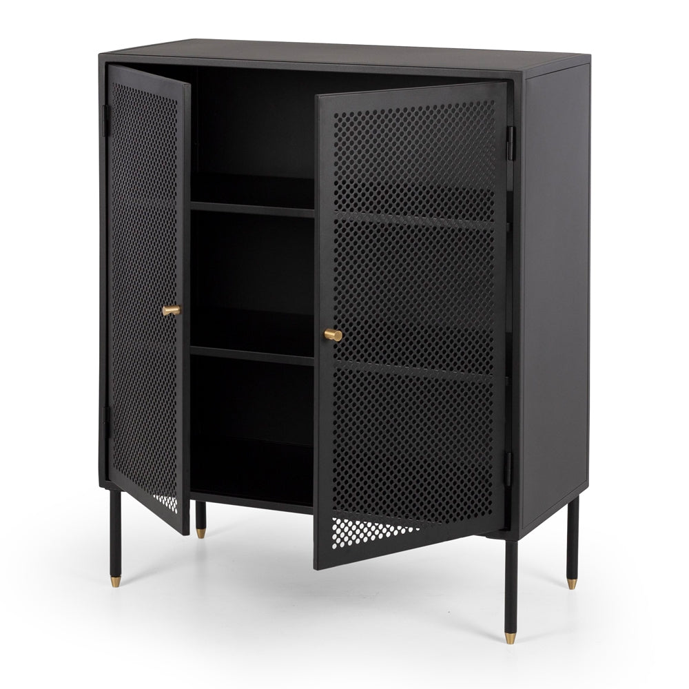 Dawn Cabinet - Black - 800w - Paulas Home & Living