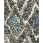 Declan Floor Rug - Taupe/Blue (100% Polypropylene) - Paulas Home & Living