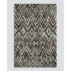 Declan Floor Rug - Taupe/Blue (100% Polypropylene) - Paulas Home & Living