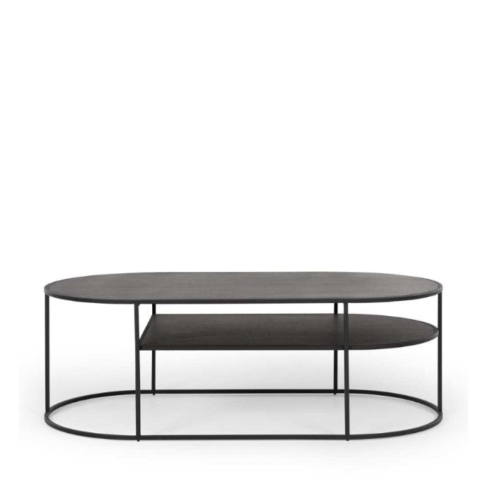 Deco Coffee Table - Black Oak - Paulas Home & Living