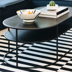 Deco Coffee Table - Black Oak - Paulas Home & Living
