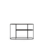 Deco Console Table - Black Oak - Paulas Home & Living