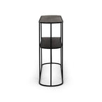 Deco Console Table - Black Oak - Paulas Home & Living