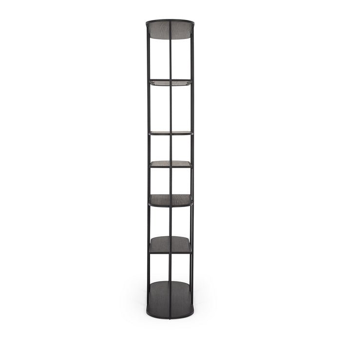 Deco Display/Bookcase - Black Oak - Paulas Home & Living