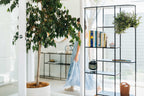 Deco Display/Bookcase - Black Oak - Paulas Home & Living