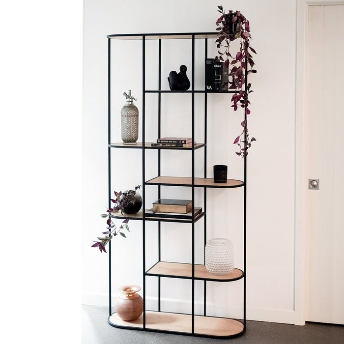 Deco Display/Bookcase - Natural Oak - Paulas Home & Living