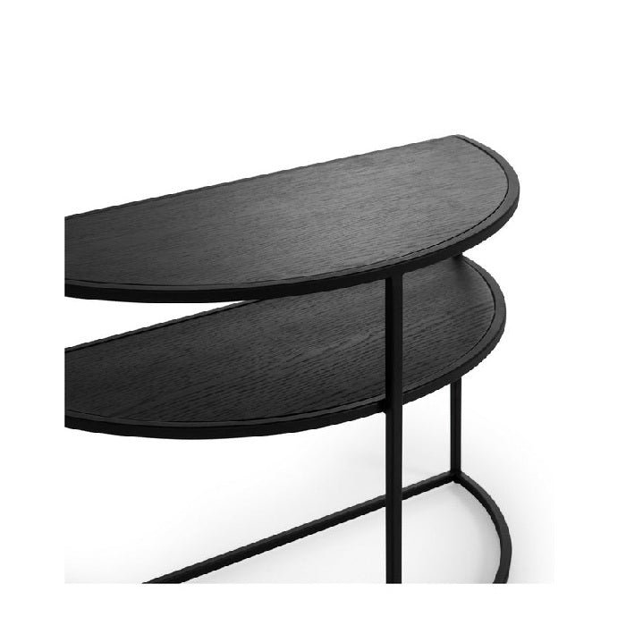 Deco End Table - Black Oak - Paulas Home & Living