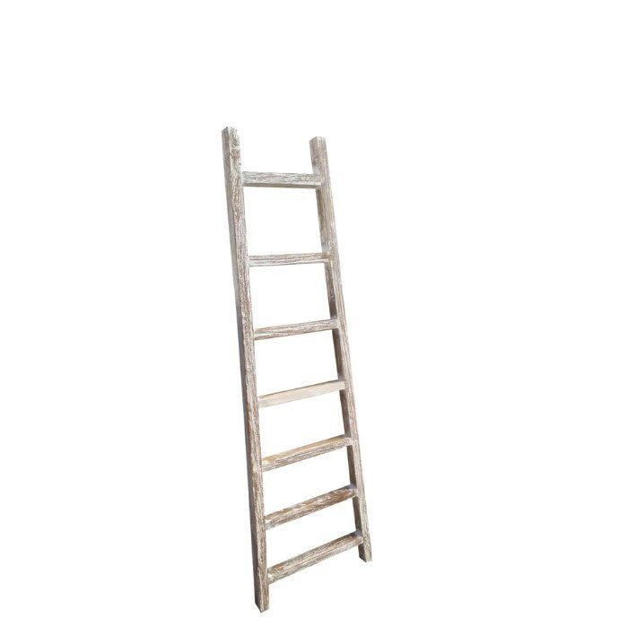 Decorative Ladder - Small 1550h - Whitewash - Paulas Home & Living