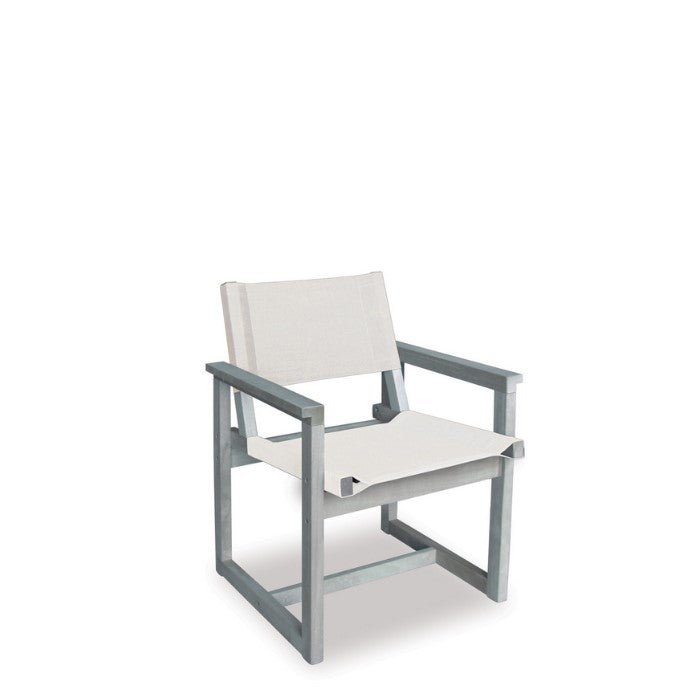 E2 - Outdoor Chair - White Wash - Paulas Home & Living