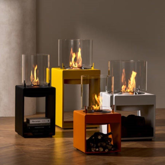 Ecosmart Fire: Pop 3L Designer Fireplace + AB3 Burner - 4 Colours to Suit - Paulas Home & Living