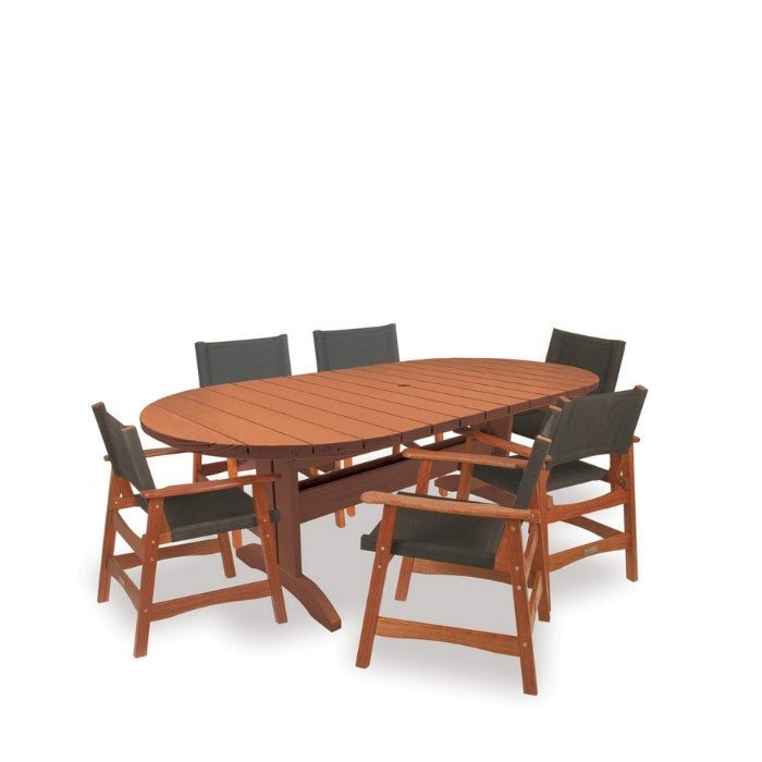 Eden Outdoor Dining Suite 2200 (7 Pce) - Paulas Home & Living
