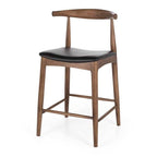 Elbow Barstool - Deep Oak - Paulas Home & Living
